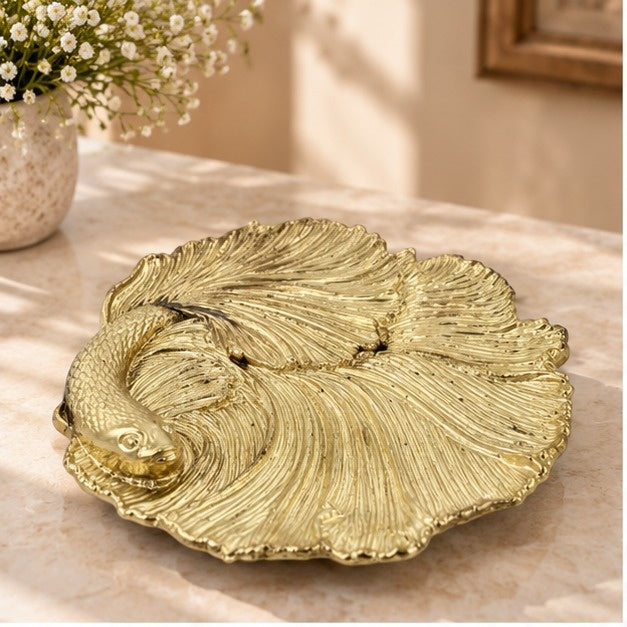 Decorative Electro-formed Metal Fish Tray