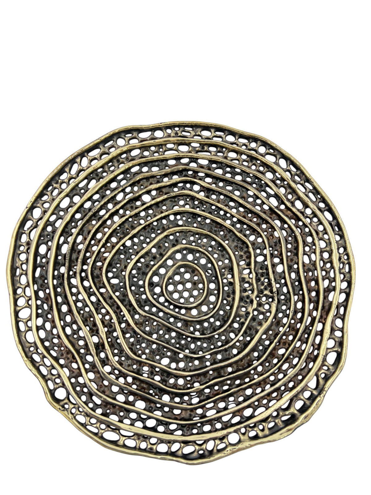 Spiral Decorative Dosa Metal Tray