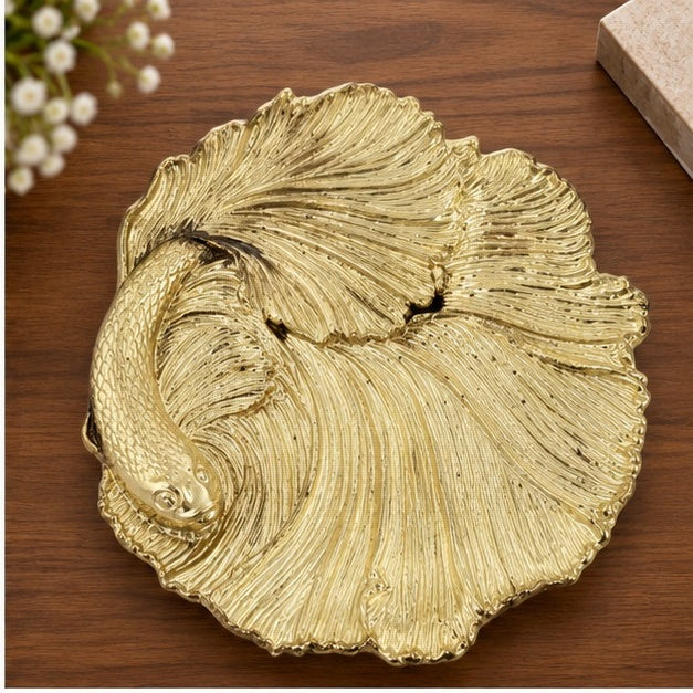 Decorative Electro-formed Metal Fish Tray