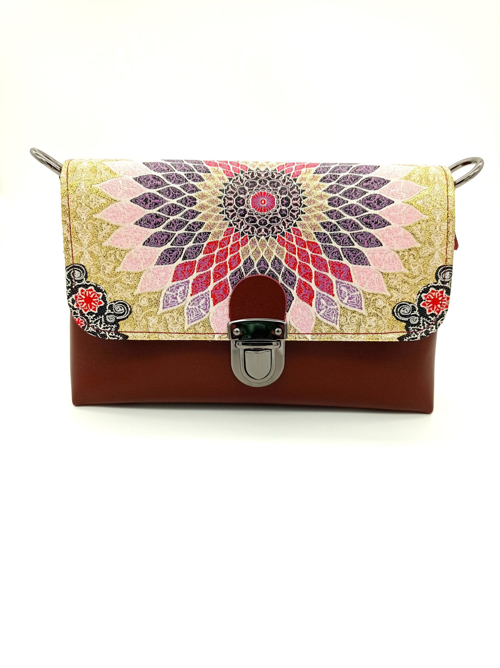 Handmade Oriental Multicolor crossbody handbags