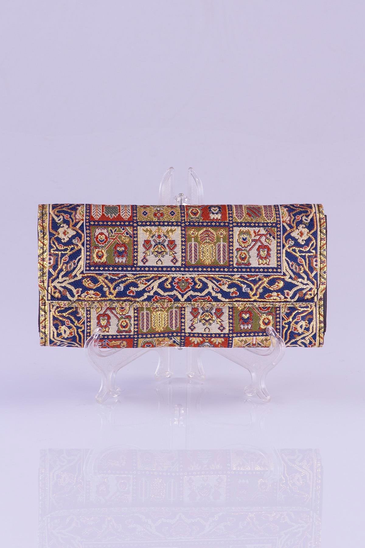 Oriental Pattern Multicolor Large Wallet