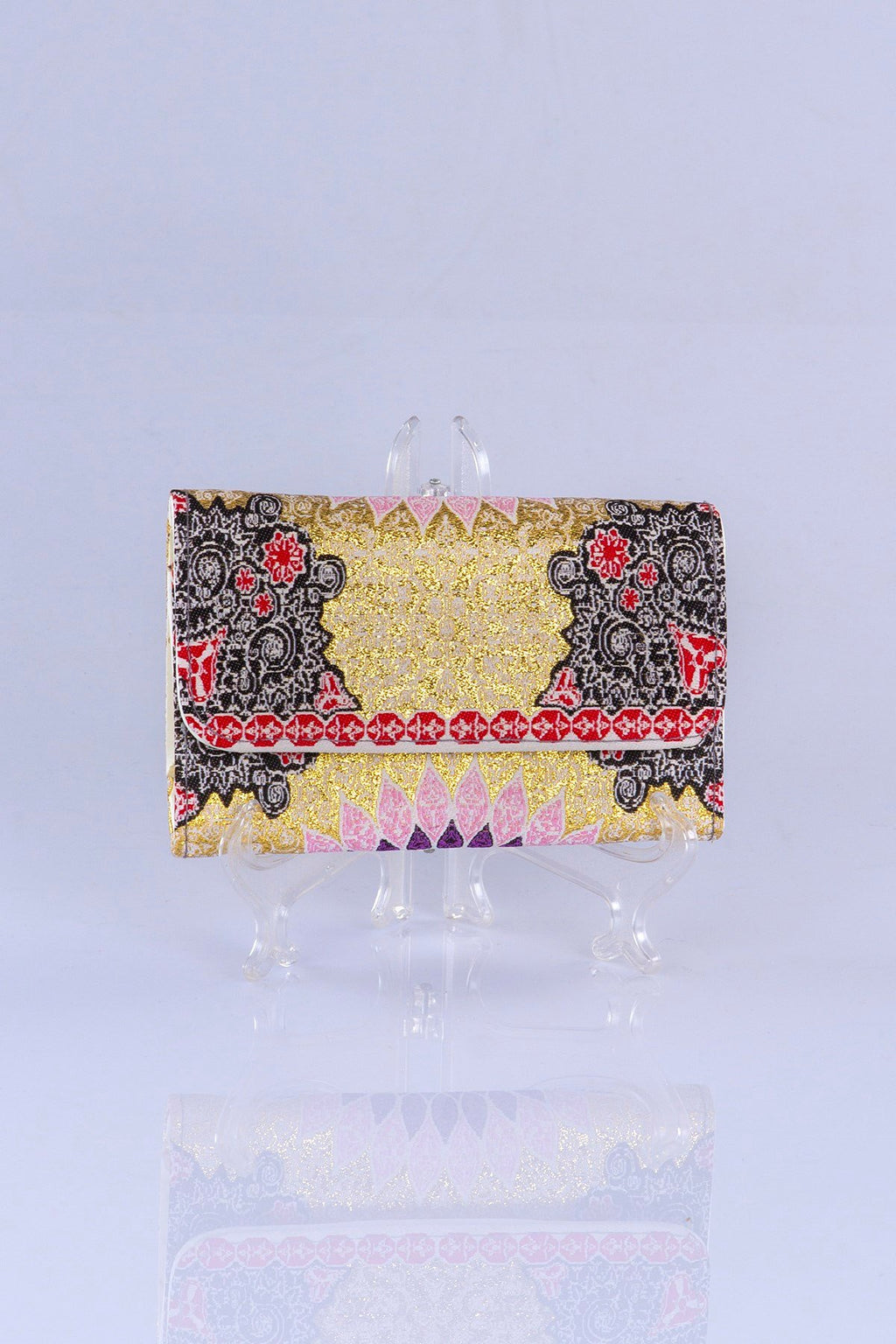 Oriental Pattern Multicolor Small Wallet