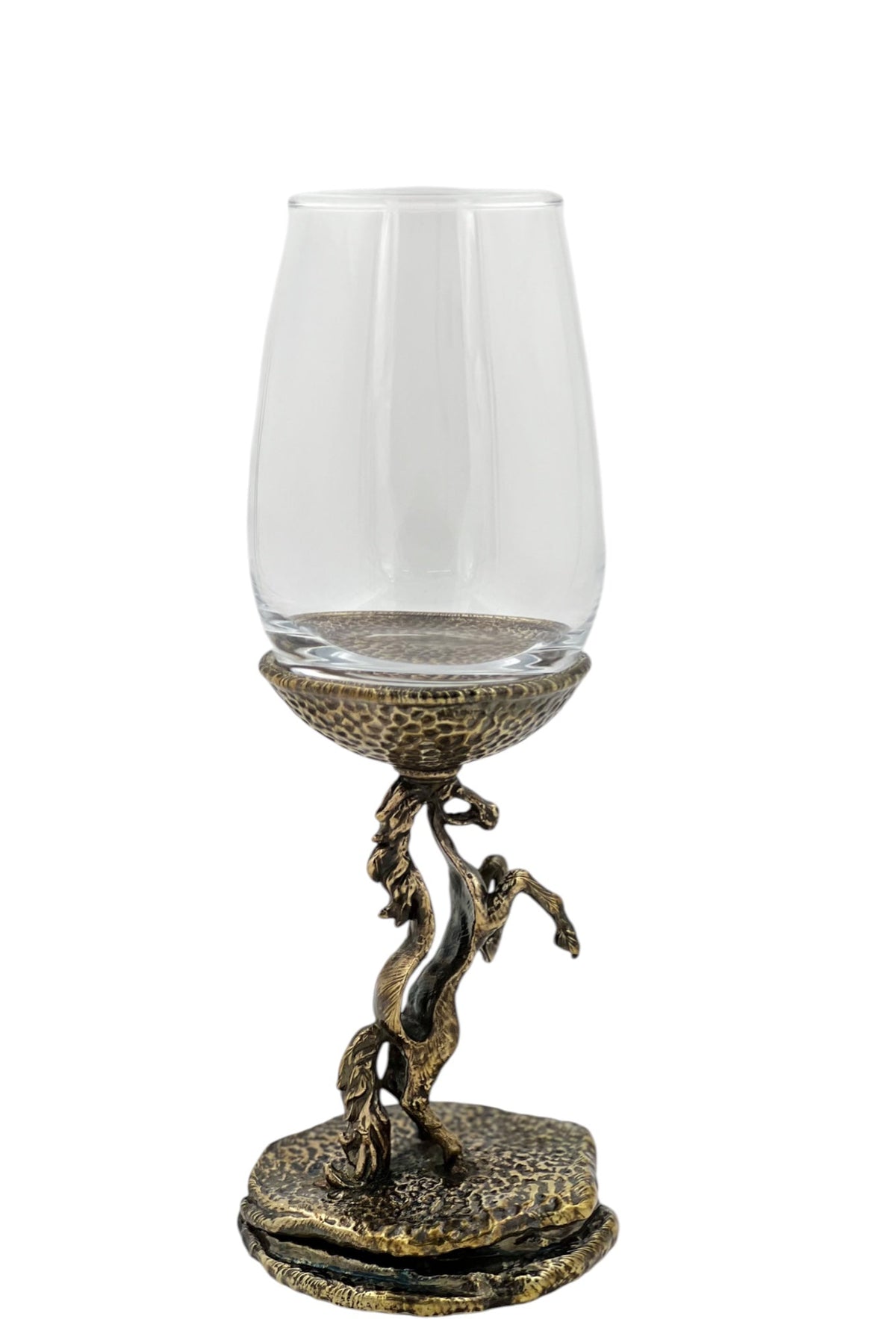 Handcrafted Stallion Wine Glasses - Set of 1 or 2