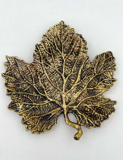 Maple Leaf Decorative Metal Tray