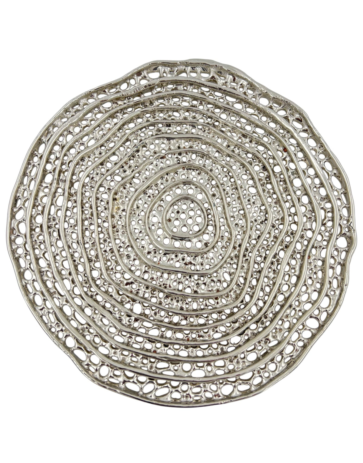 Spiral Decorative Dosa Metal Tray