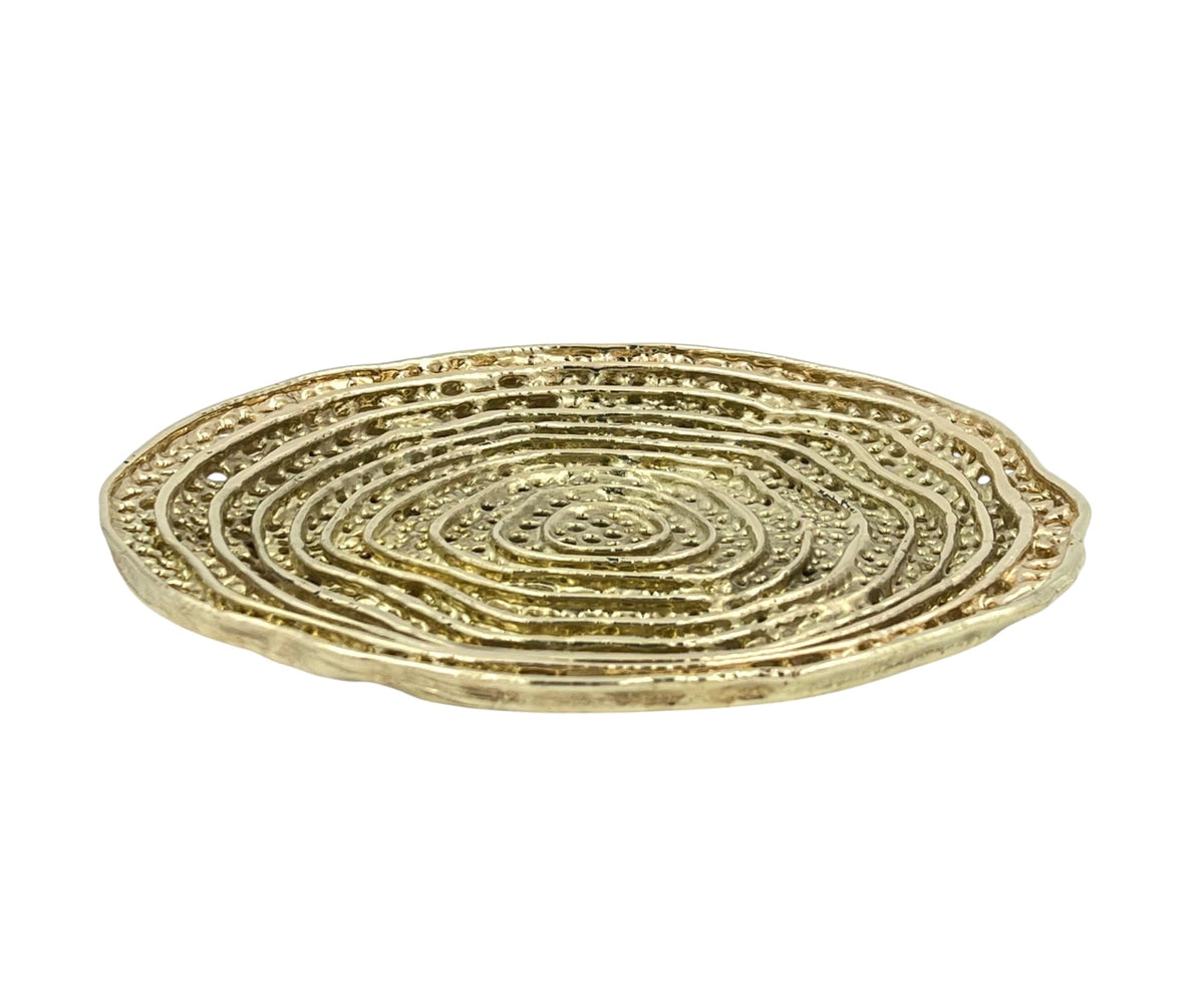 Spiral Decorative Dosa Metal Tray