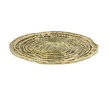 Spiral Decorative Dosa Metal Tray