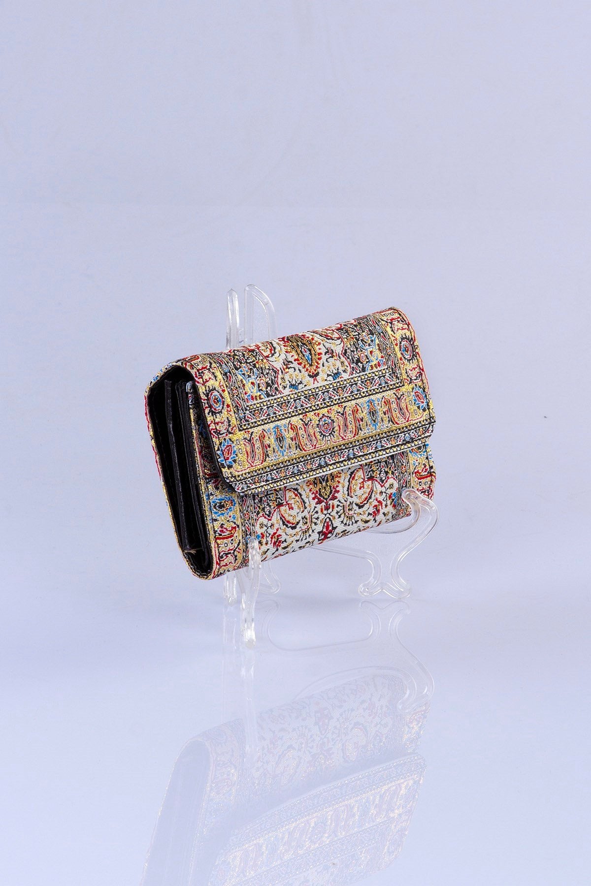 Oriental Pattern Multicolor Small Wallet