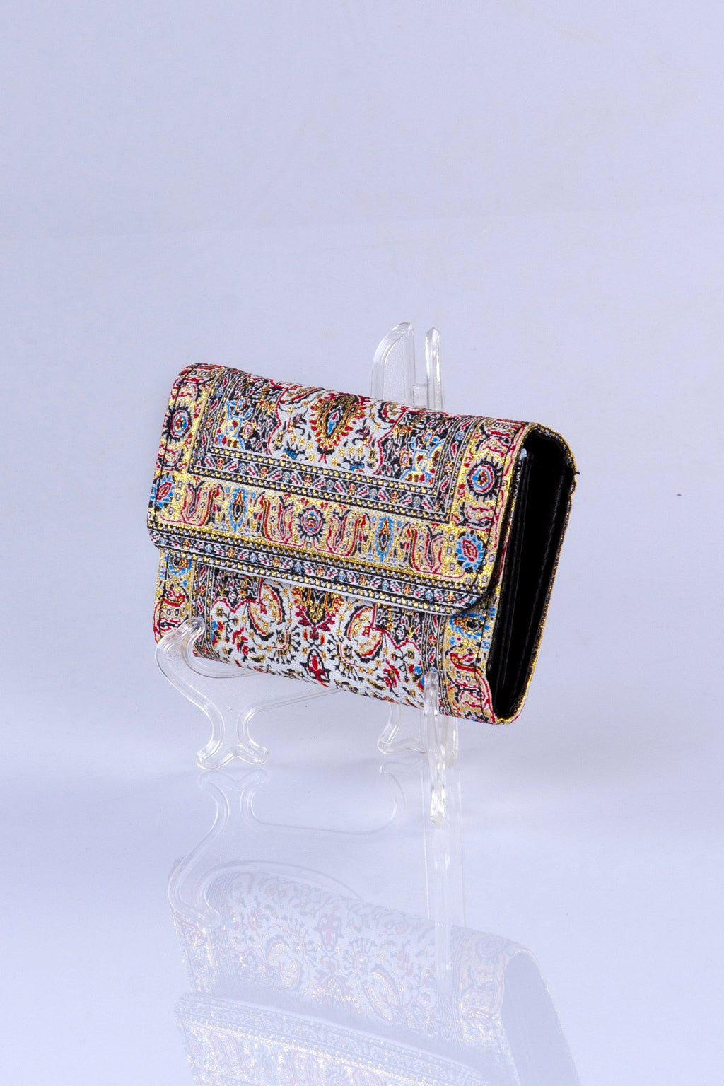 Oriental Pattern Multicolor Small Wallet