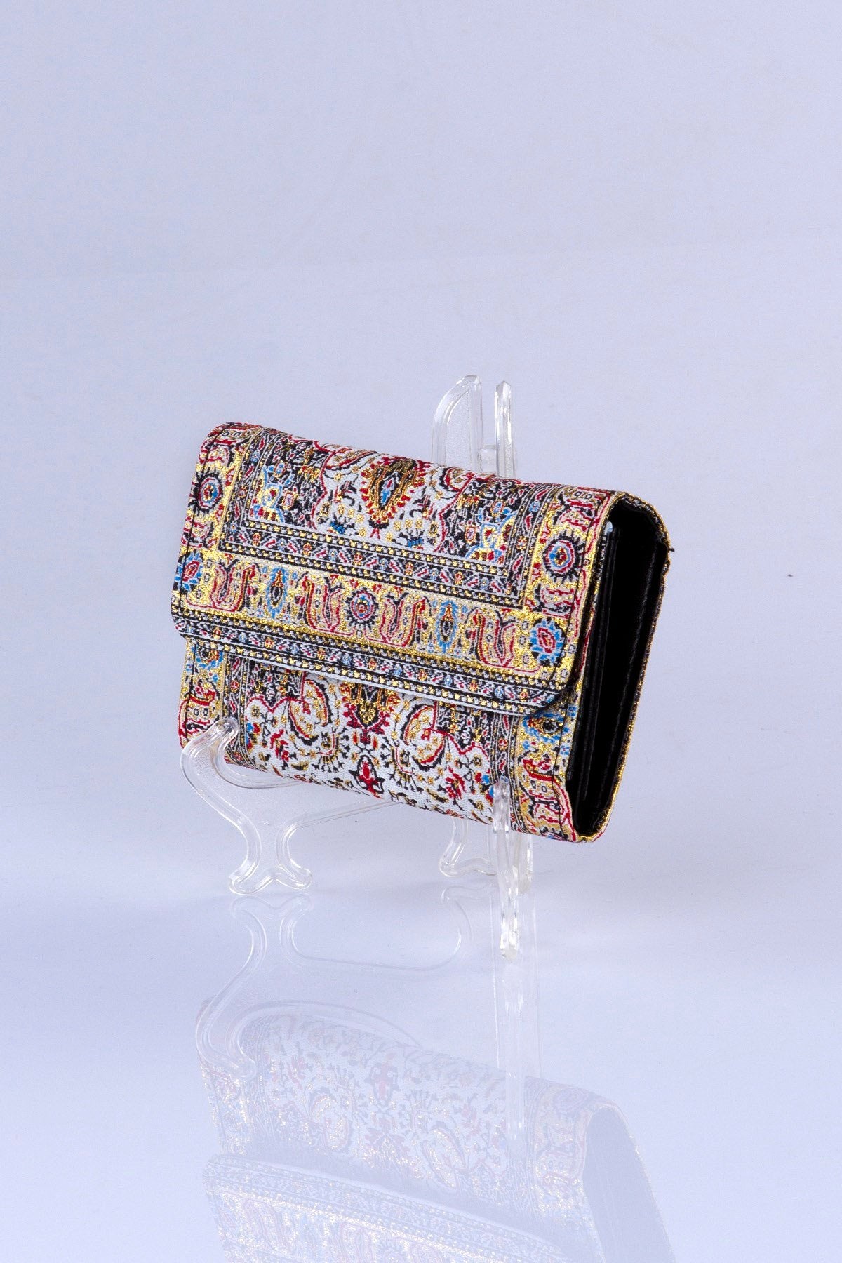 Oriental Pattern Multicolor Small Wallet