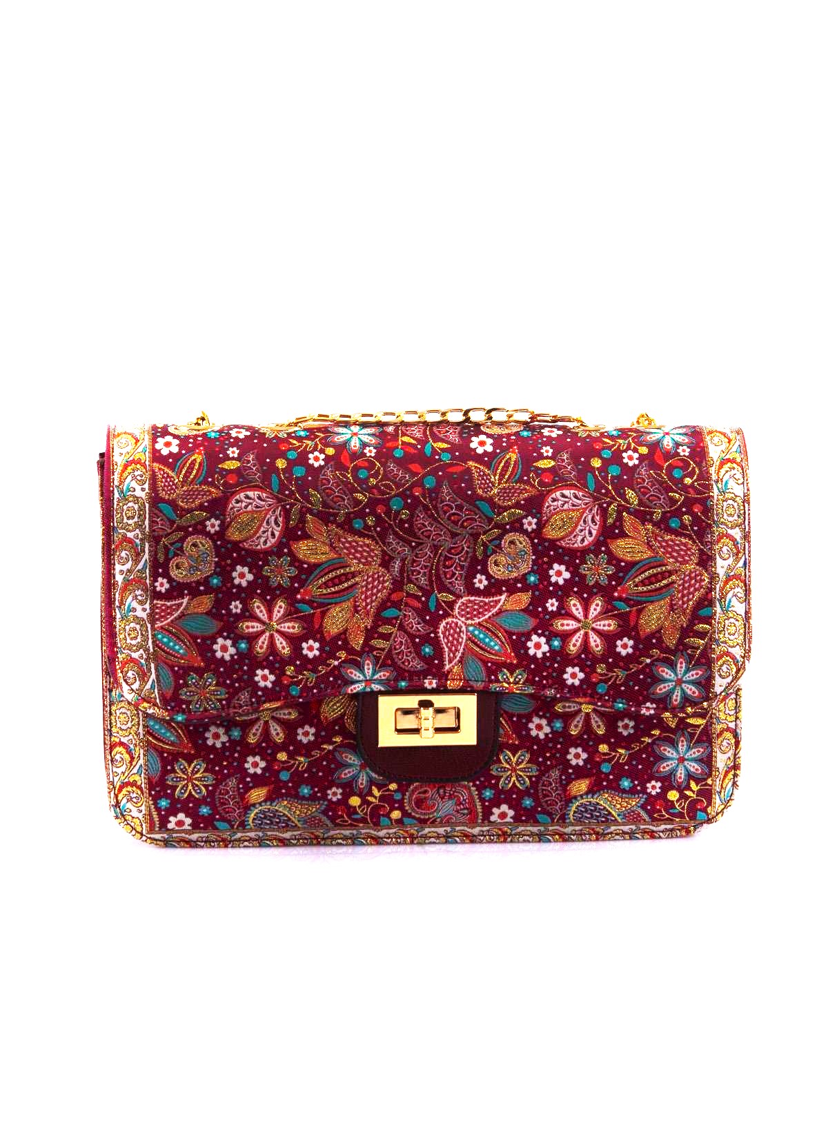 Handmade Oriental Multicolor Elegant Handbag