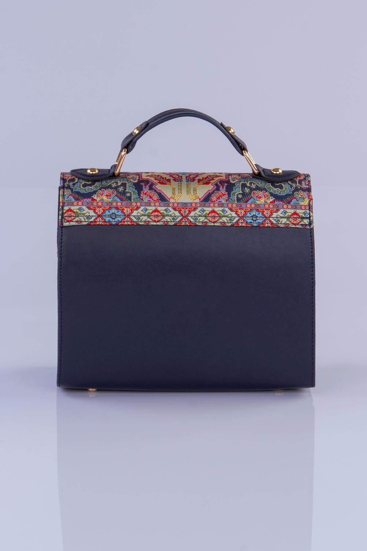 Handmade Oriental Pattern Multicolor Handbag