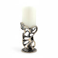 Swirl Sculptural Pillar Candle Holder